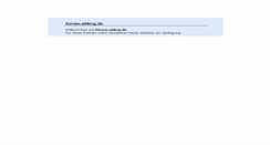 Desktop Screenshot of forum.sbkeg.de